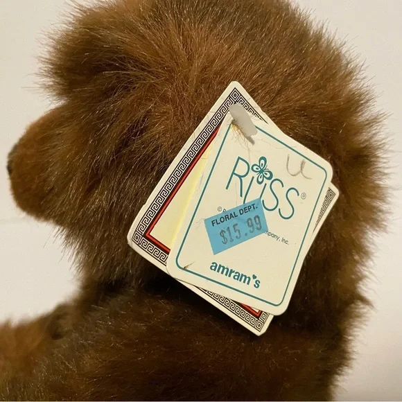 Russ Teddy Bear Timber Plush Brown Grizzly Stuffed Animal Toy Amram 11” Figure - Picture 9 of 11